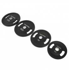 Диски поліуретанові 2 Handle металева втулка LiveUp LP8337 10-15-20-25 кг