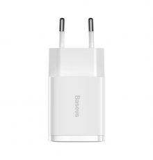 Мережевий зарядний пристрій Baseus Compact Charger. EU White ( )