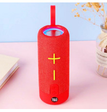 Bluetooth-колонка з RGB ПІДСВІЧУВАННЯМ, speakerphone, радіо, red