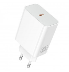 Мережевий зарядний пристрій BOROFONE Star single port charger (EU) White ( )