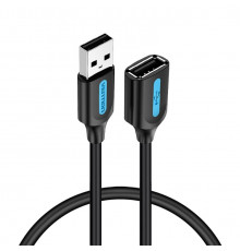 Кабель Vention USB. A Male to A Female Extension Cable. black PVC Type (CBIBG) (CBIBG)
