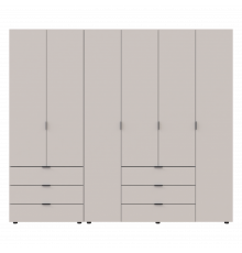 Комплект шаф для одягу Doros Гелар (2 шт.) 232,5х49,5х203,4 см Кашемір (DRS-011240)