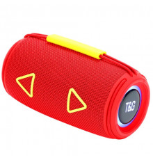 Bluetooth-колонка з RGB ПІДСВІЧУВАННЯМ, speakerphone, радіо, red