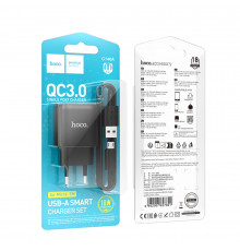 Мережевий зарядний пристрій Hoco Smart. Micro