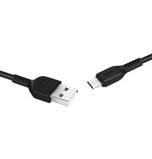 Кабель HOCO USB to Micro,, PVC, TPE connectors, Black ( )
