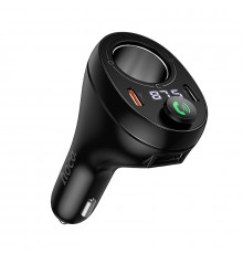 АЗП з FM-модулятором HOCO Star ) cigarette lighter car BT FM transmitter Black ( )