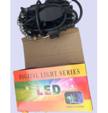 4284 2025Чорний ПровідГірлянда 8m80led2,30м Вулиця ЗЕЛЕНІwire still 8-10(20)