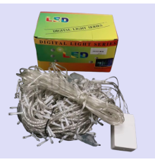 4477 2025 Прозорий Провід Гірлянда 5m 80 led МІКС MIX clear wire  1-150 (100)