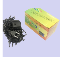 4478-код 2025 Черный  Провод Гирлянда 5m 80 led clear black with control      2-50  (100)