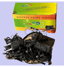 4479 2025 Чорний Провід Гірлянда 5m 80 led MIX МІКС v8dimor black with  3-20 (100)