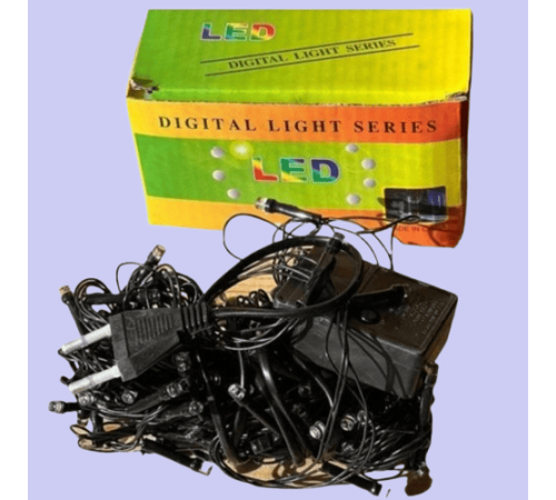 4479-код 2025 Черный  Провод Гирлянда 5m 80 led MIX МИКС  v8dimor black with   3-20 (100)