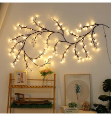 ДЕРЕВО , декоративні вербові лози, що згинаються,, нічник, для стіни, спальні, будинки, вулиці HA-77(80)40